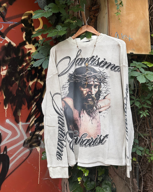 White "Santisimo" Long Sleeve Thermal