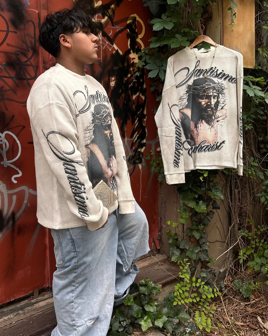 White "Santisimo" Long Sleeve Thermal